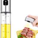 Oil Sprayer for Cooking,100ml Olive Oil Spritzer,Oil Sprayer for Air Fryer, Salad,BBQ,Roasting (transparent)