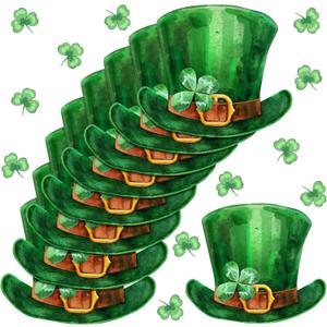 Teling 80 Pcs Paper Placemats Disposable Decorative Paper Table Mats for Kitchen Dining Table Home Party Supplies Decorations(St Patricks Day)