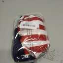 Zando Tankini Swimsuits for Women 2025 Ribbed Ruched Bathing Suit Top with High Waisted Bottom Two Piece Slimming Swimsuit (4-6, American Flag Swimsuit)