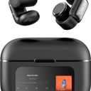 LOBKIN Open Ear Earbuds, Clip On Earbuds Wireless Bluetooth with Mic, Screen Touch Control