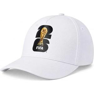 World Cup Official Baseball Cap, Cotton Breathable Unisex Soccer Hat for Outdoor Sports and Daily Wear