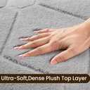Sour Lemon 8x10 Area Rugs for Living Room, Soft Large Area Rug Fluffy Grey Rugs for BedroomMachine Washable Area Rug Non Slip Carpet Rug for Living Room Playroom Kids Room Home Decor