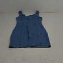 Conshvi Dress Sexy Sleeveless Split Bodycon Mini Tube Jeans Short Dresses,S