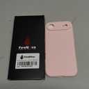 FireNova Magnetic for iPhone Air Case, Compatible with MagSafe, [Integrated Silicone Camera Control Button] [Camera Protection] Microfiber Lining Phone Case for iPhone 17 Air, 6.5", Chalk Pink