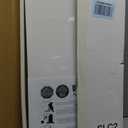 10-Sheet Subway Peel and Stick Backsplash, 12" x 24" Glossy Pure White Acrylic Self Adhesive Waterproof Wall Stickers, Stick on Tiles for Kitchen Bathroom Shower