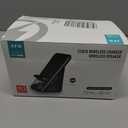 AFK Wireless Charging Station with Bluetooth Speaker and Alarm Clock,Wireless Charger Compatible with iPhone,Android Phones(Black)