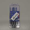 Carbide Masonry Drill Bit Set (7-Piece, 5/32"-3/8"), Hex Shank Concrete Drill Bits for Brick, Tile, Cement, Plastic