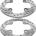 M MATI 2 PCS Rear Left/Right Brake Disc Rotor for Yamaha Grizzly 550 YFM550 2009-2014 Grizzly 700 YFM700 2007-2020 1HP-F582V-00-00
