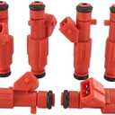 Fuel Injectors 0280158233 fit for Jeep Grand Cherokee Wrangler, fit for Dodge Charger Durango Journey Challenger Avenger, fit for Chrysler 300 200 Town & Country, 3.6L V6 2011-2019 (6)