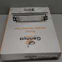 Rustic Serving Tray with Handles - 2 Nesting Trays for Serving Food - Wooden Tray for Decor, Coffee Table & Ottoman - Large Serving Tray with Distressed White Finish to Complement Any Decor