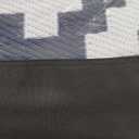 OLANLY Waterproof Outdoor Rug 6x9 ft, Outdoor Plastic Straw Rug for Camping, RV Mat Outside, Indoor Outdoor Carpet for Porch, Deck, Backyard, Balcony, Picnic, Navy & White