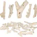 iplusmile Pond Filter Media Aquarium Crushed Coral, Aquarium Coral Stones Filter for Aquarium Fish Tank Pond Filter Plant Pot Decorations Accessories (1.1lb/500g)