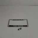 Never Tell Me The Odds Chrome License Plate Frame