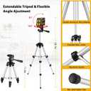 Laser-Level-with-Tripod, Green Cross Line Laser with Tripod Self-Leveling, Lazer Leveler Tool for Picture Hanging Construction Floor Tile Wall Home Renovation, Indoor Project