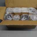 8 Pack 12 Oz Stainless Steel Skinny Tumbler with Splash Proof Lid, Vacuum Insulated Double Wall Thermal Cup, Outdoor Unbreakable Travel Slim Bottle for Hot Cold Drinks (White)