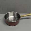 CAROTE 2Qt Stainless Steel Saucepan, Non-Toxic Cookware with Lids,Outer Ceramic Layer,Small Cooking Pot, Even Heating, Fits All Stoves,Oven & Dishwasher Safe, Pink