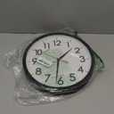 AKCISOT 12 Inch Wall Clock Silent Non-Ticking Modern Wall Clocks Battery Operated - Analog Classic Clock for Office, Home, Bathroom, Kitchen, Bedroom, School, Living Room (Black)