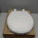 Mayfair NextStep Slow-Close Toilet Seat with Built-In Toddler Potty Training Seat, Removable, White, Round