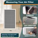 14x25x1 Reusable Air Filter, Washable, MERV 8, Permanent Electrostatic Air Filter, Lasts a Lifetime, Breathe Safely at Home or in the Office