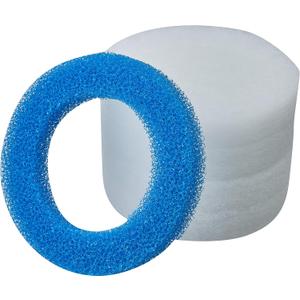 EHEIM Filter Pad Set for Ecco Pro Easy Series, 1 Coarse and 4 Fine Filters,BLUE,6.00 x 6.00 x 4.00 inches