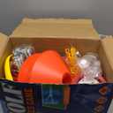 Golf Yard Bucket Games, 9 Holes Bucket Backyard Golf Game Set with LED Light and Flags for Adults & Kids Indoor Outdoor, Golf Practice Gift for Backyard, Park, Beach and Lawn (Red)