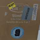 Graco Slimfit 3-in-1 Convertible Car Seat, Ultra-Space-Saving Design, Silas, Suitable for Rear and Forward-Facing, Highback Booster Seat with 10-Position Headrest,  Manufactured date is 05/23/2025
