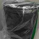 Seville Classics 2-Pack Steel Mesh Round Trashcan Wastebasket for Trash or Recycle in The Home, Office, or Garage, Black, 6 Gallon