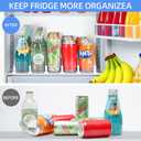 Drink Organizer for Fridge,Soda Can Dispenser for Refrigerator,Upgraded 5 Row Fridge Drink Organize,Drink Pusher for Fridge,Automatic Refrigerator Drink Organize for Fridge Holds up to 25 Cans