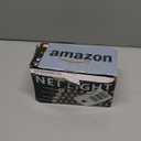 Pooqla Christmas Net Lights, 300LED Outdoor Net Mesh Lights, 14.8x4.9 ft Fairy String Lights 8 Modes Green Wire, Connectable Waterproof Decorative for Bushes Tree Yard, Red and Green