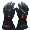 SAVIOR HEAT Heated Gloves for Men Women, Rechargeable Electric Heated Leather Skiing and Snowboarding Gloves, Small