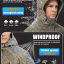 BANTREK Men's Winter Ski Jacket Water Resistant Warm Snow Coat Windproof Insulated Snowboard Rain Jackets with Hood (Camo Army Green,Medium)