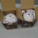 Essential Oil Diffuser, 2Pack, 100ml Aromatherapy Diffuser, Mini Ultrasonic Diffuser for Essential Oil, Home, Office, Cool Mist Humidifier with 7 Led Light, Auto Shut-Off, White