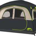 Happy Travel Tent 6 Person Blackout Camping Tent, Portable Easy Setup Cabin Tents with Dark Space Design, Light Blocking Tent with Top Rainfly for Outdoor Camping, Water-Resistant,10'L x 9'W x 79" H