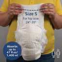 Abena Pants, Premium Protective Underwear, Level 1, (Extra Small To Extra Large), Small, 16 Count