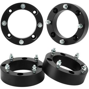 Aeagle 4x156 Wheel Adapters 2" for Polaris Sportsman Ranger RZR, Forged 4 Lug Wheel Spacers with 3/8"-24 Studs 131mm Bore 4PCS