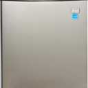 Avanti Mini Fridge Compact Refrigerator for Home Office or Dorm, Features Compressor Cooling Single Door Removable Shelves Automatic Defrost and Adjustable Temp Control, 1.7-Cu.Ft, Stainless Steel