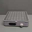 Nail Dust Collector, Powerful Suction Dust Collector for Nail Tech with 10 Speed Levels, Low Noise Nail Fan Dust Collector for Professional Salon & Home, Detachable & Easy to Clean, White