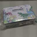 38 Pcs Adopt a Dinosaur Pet Party Favors Plastic Dinosaur Animal Include 12 Mini Dinosaur 12 Foldable Boxes 12 Adopt Cards 1 Adopt Sign 1 Adopt Fence for Adopt A Pet Party (Plastic)