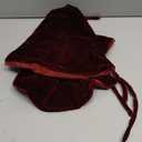 Sophia-Art Christmas Tree Skirt, Luxury Velvet Plush Skirt, Xmas Decoration Holiday Party Dcor, Soft Velvet Home Dcor Merry Christmas Party Christmas Tree Decorations (Maroon,23 Inch)