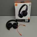 JBL Tune 510BT - Bluetooth headphones with up to 40 hours battery, microphone for call, foldable and comfortable, Android and iOs compatible (Black)
