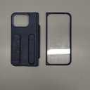 for Google Pixel 10 Pro Fold Case with S Pen Holder & Stylus, Hand Strap Phone Case with Kickstand, Hinge Protection, Screen Protector, Wrist Strap Cover for Google Pixel 10 Pro Fold Blue