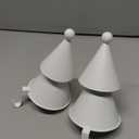 2 Pcs Gold Metal Christmas Stocking Holders for Mantle Neutral Christmas Tree Stocking Holder for Fireplace Mantle Xmas Decorations Indoor Holiday Decor