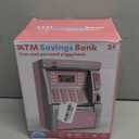 BAODLON Pink Piggy Bank for Kids, ATM Machine Bank for Real Money with Debit Card, Bill Feeder, Coin Recognition, Balance Calculator, Electronic Savings Safe Box, Cool Stuff Toys Gifts for Teen Girl