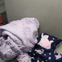 Full Size Comforter Set for Girls-4 Pieces Cat Patterns Full Bedding Set with 1 Comforter, 1 Decor Pillow &2 Pillow Shams