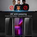 MAGIC JOHN 3rd Gen Upgraded for iPhone 13/13Pro/14/16e Privacy Screen Protector 6.1 Inch,25Anti-Spy Screen,Shockproof Tempered Glass,Auto Dust-Removal,Bubble Free,Easy Installation,2 Pack