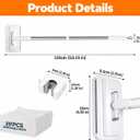 Snap Grip Mini Mop with 50Inch Handle, Zero-Touch Cloth Change