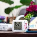 Baseball Alarm Clock for Kids Boy Girl 7 LED Color Changing Wake Up Clock Home Decor Bedroom Digital with Temperature Display
