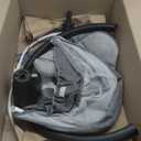 LAREX Baby Swing Infant Swing Electric Toddler Baby Rocker Portable for Newborn Boy Girl, 5 Sway Speeds with Remote Control, 10 Preset Melodies and Bluetooth, 0-6 Months Max 20 Lbs (Black)