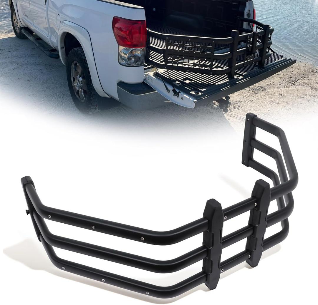 Truck Bed Extender for Toyota Tundra 2007-2026, Tailgate Mount Cargo Extension, Fold-in/Fold-Out Pickup Storage