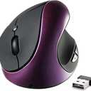 Ergonomic Vertical Mouse, Wireless 2.4G High Precision Rechargeable Ergonomic Mouse Optical Mice with Adjustable DPI 800/1200/1600, Reduce Wrist Strain, Specially for Small-handers Right-handers